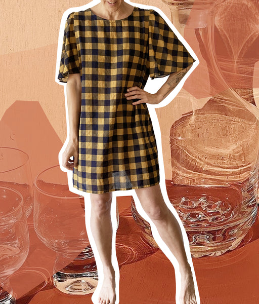 Flipside Mini Dress | Check