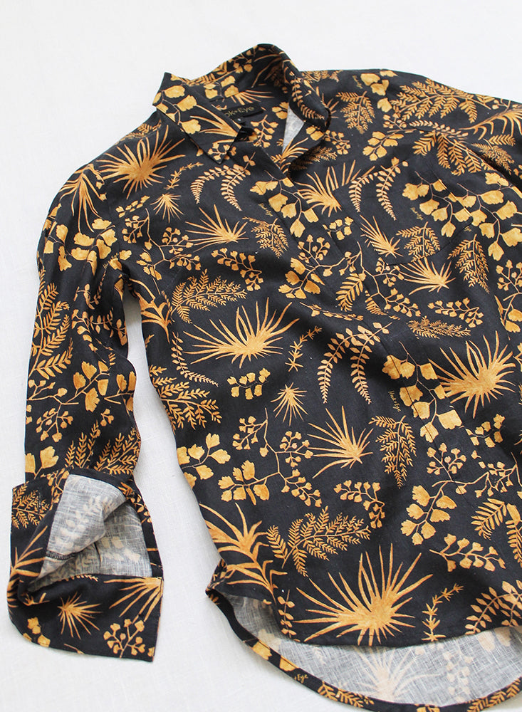 Golden Fern | Linen shirt