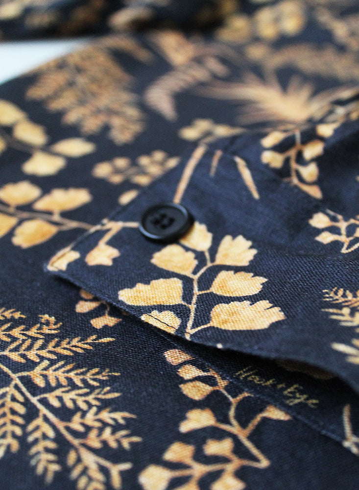 Golden Fern | Linen shirt
