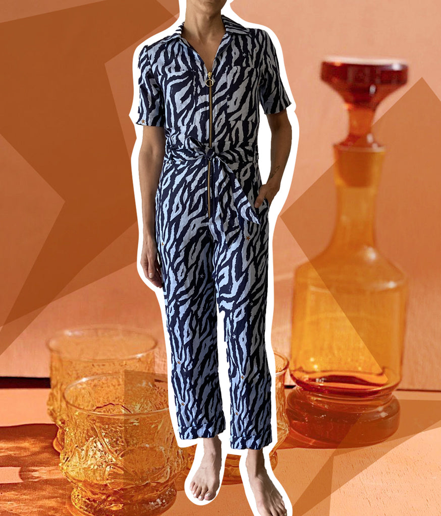 Shotgun Siren Suit | Zebra