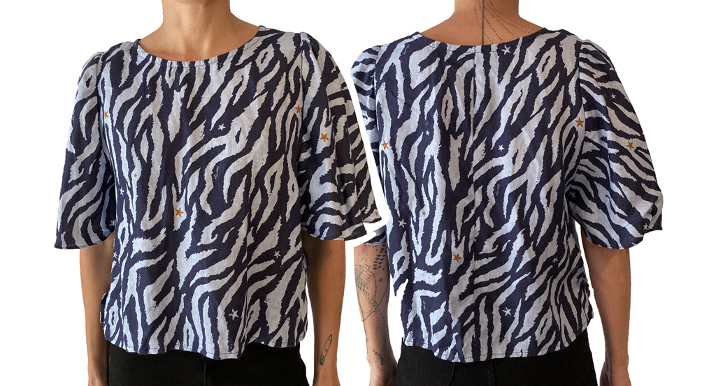 Flipside Tee | Zebra