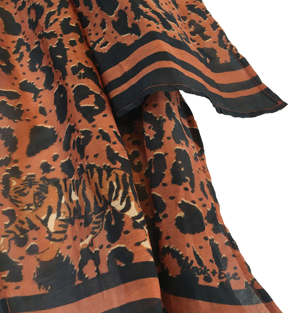 Wandering Tiger | Silk Scarf