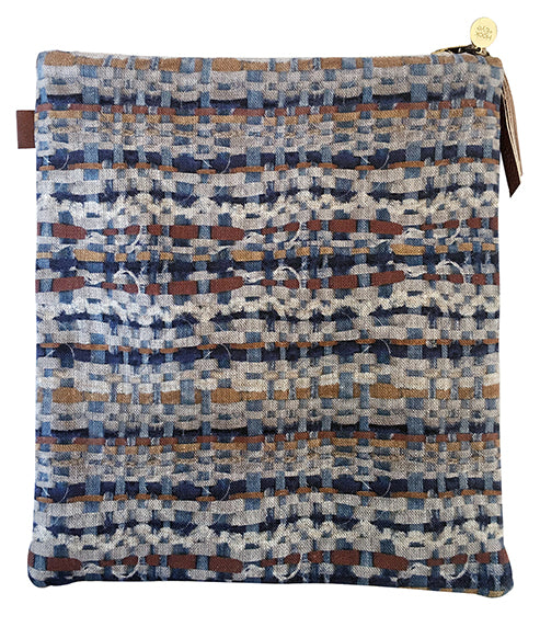 Denim Weave | Reversible Clutch