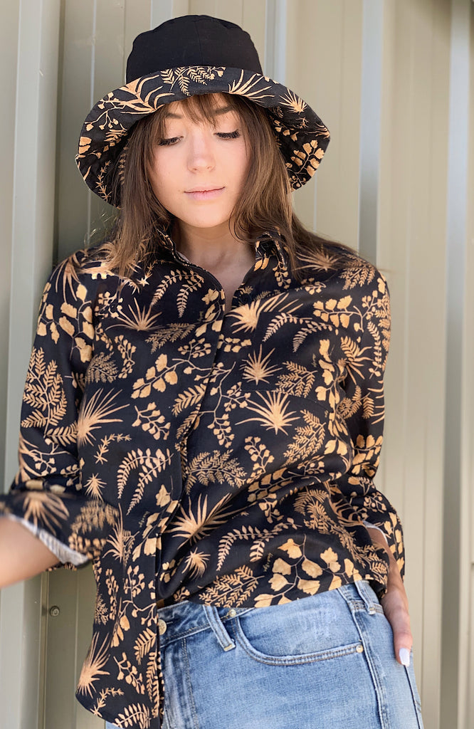 Golden Fern | Linen shirt