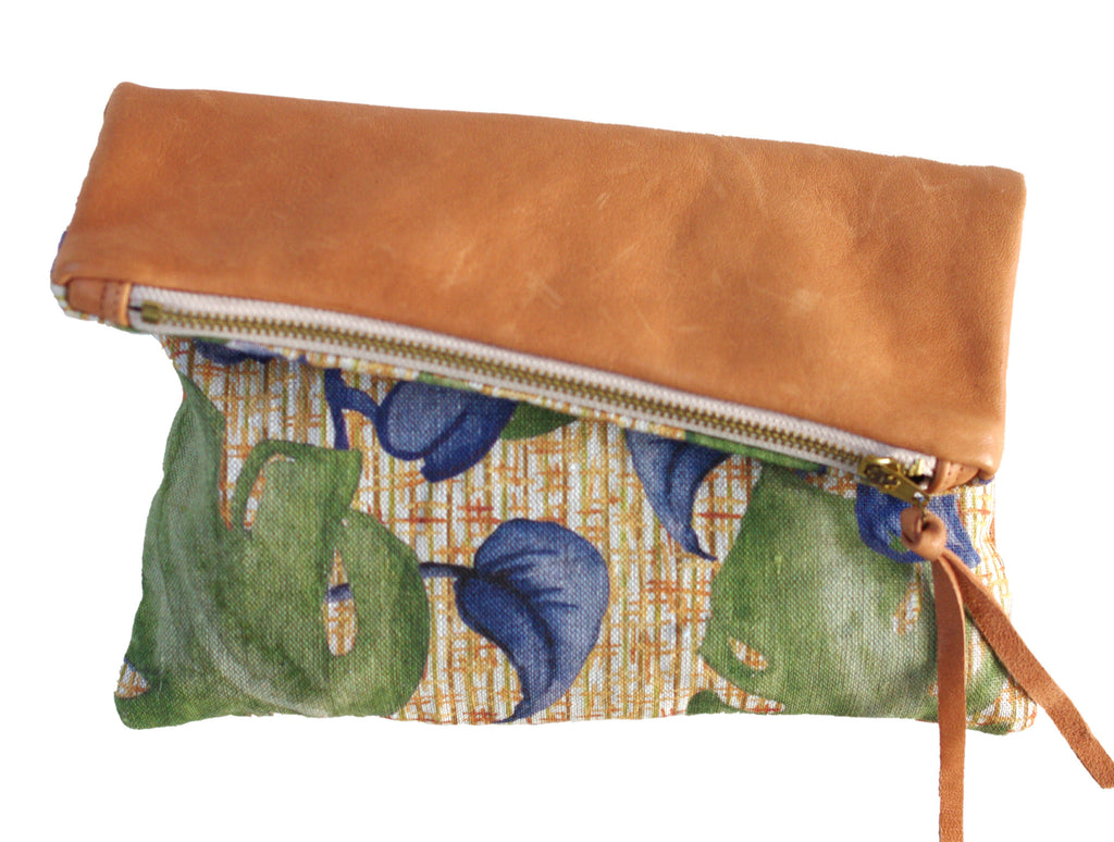 Monstera | Reversible clutch