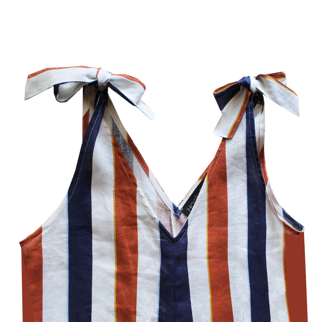 Jinkie Playsuit | Stripe Print