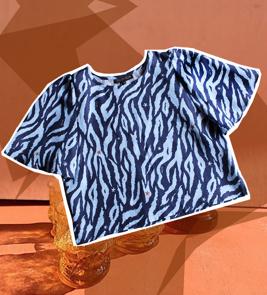 Flipside Tee | Zebra
