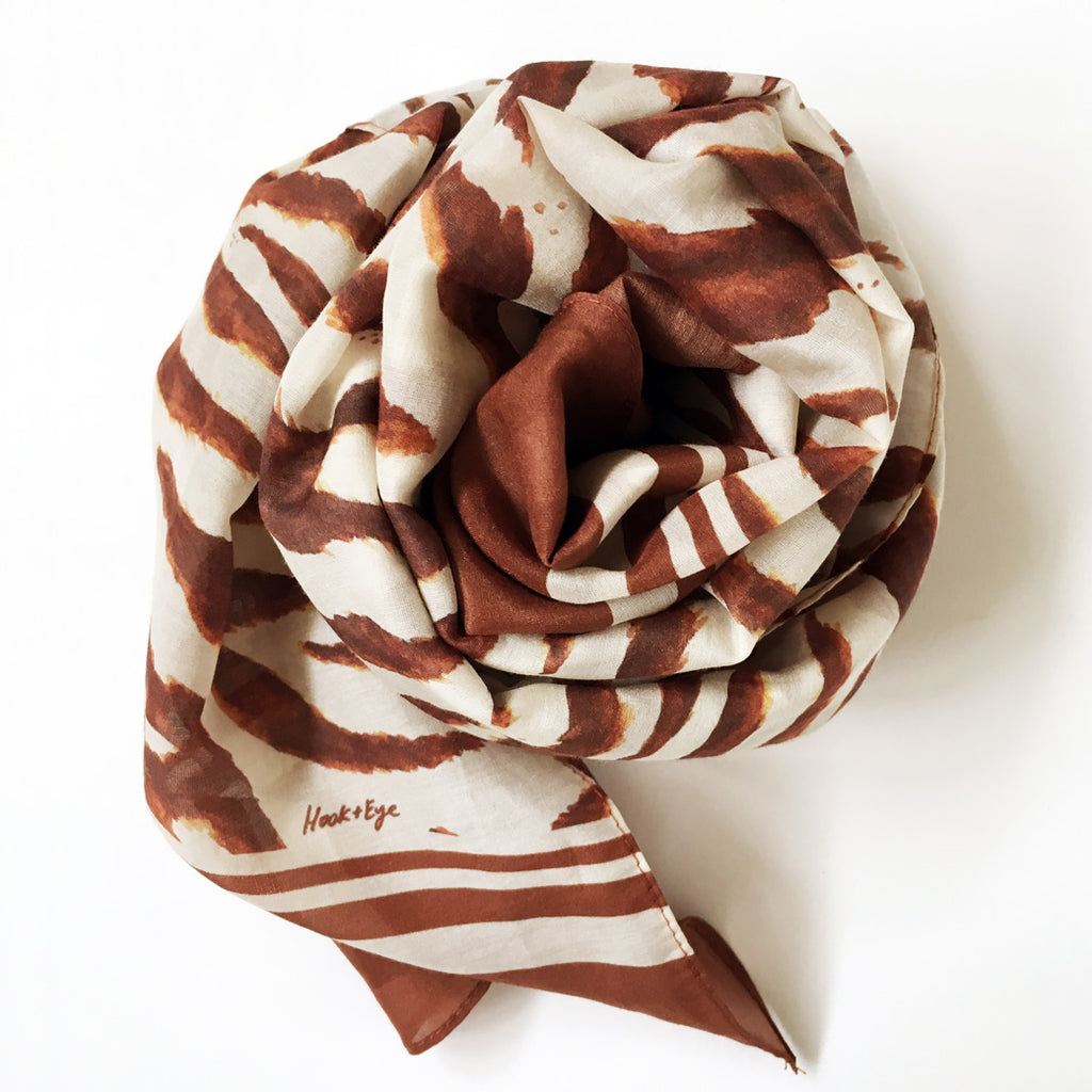 Zebstar | Silk Scarf