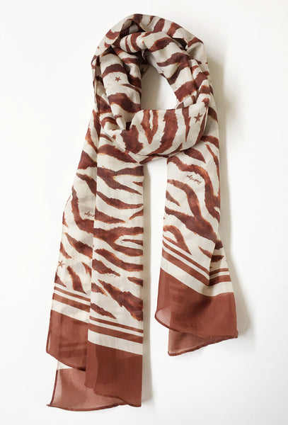 Zebstar | Silk Scarf